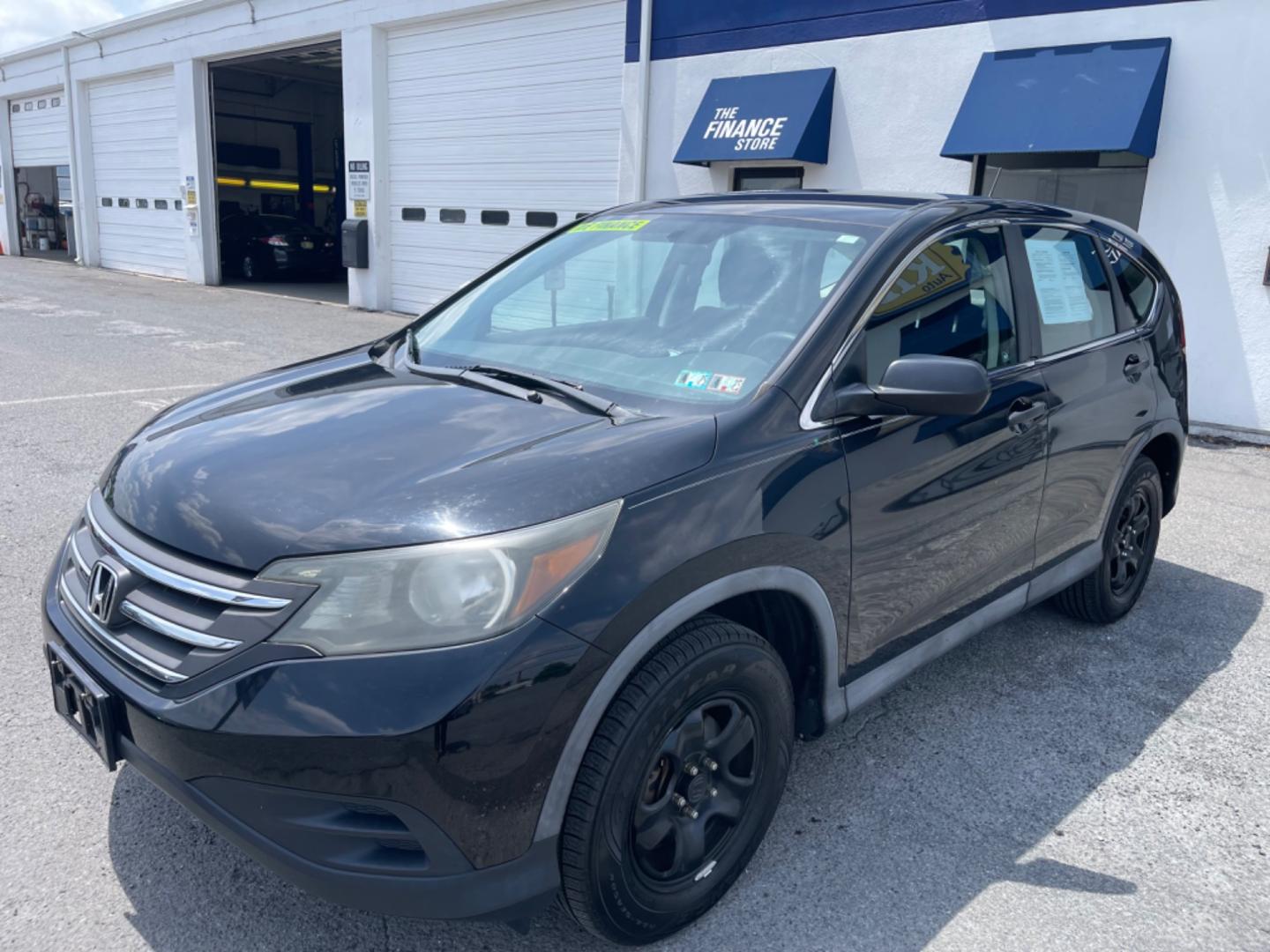 2012 BLACK Honda CR-V LX 4WD 5-Speed AT (2HKRM4H34CH) with an 2.4L L4 DOHC 16V engine, 5-Speed Automatic transmission, located at 1254 Manheim Pike, Lancaster, PA, 17601, (717) 393-9133, 40.062870, -76.323273 - Photo#0